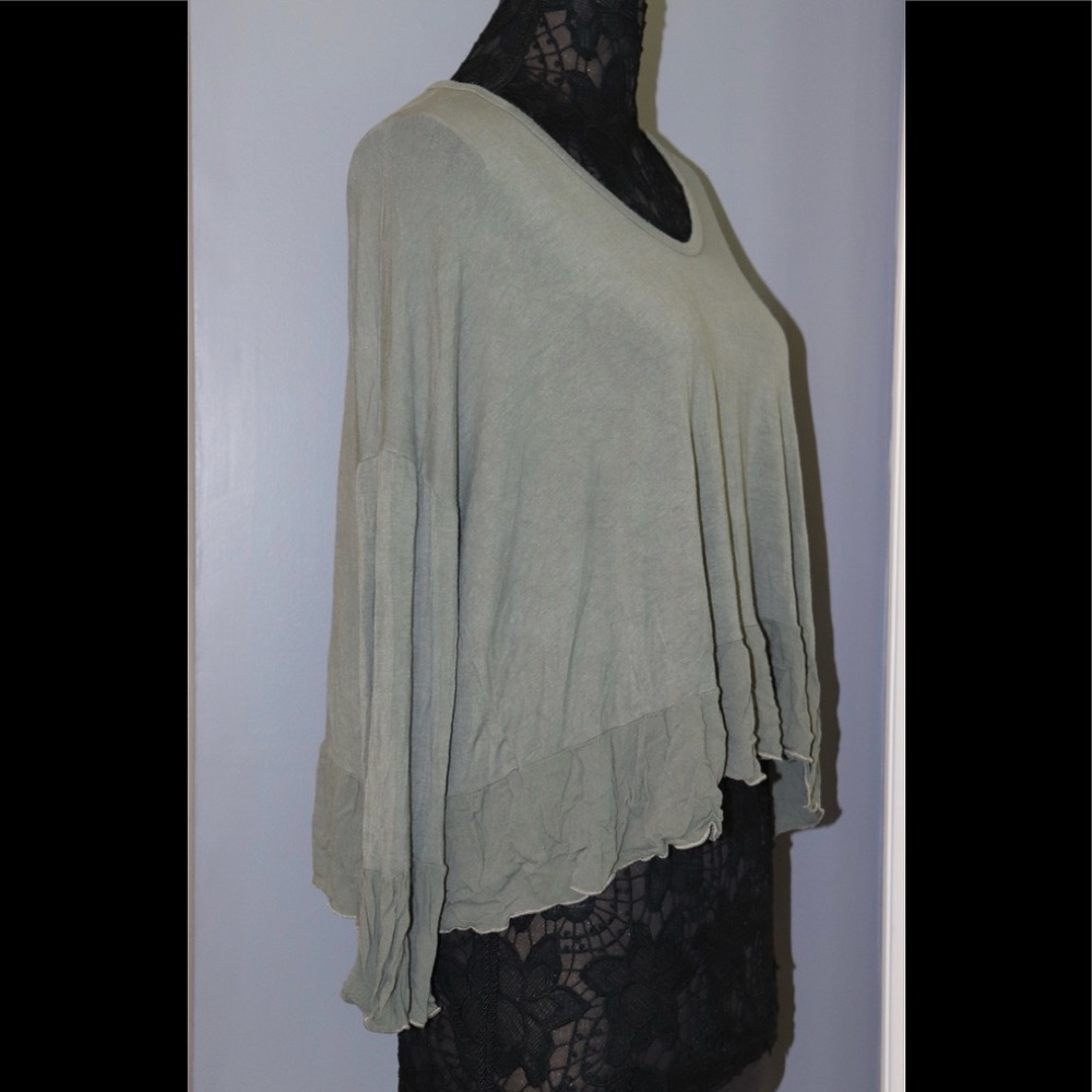 VINTAGE HAVANA BLOUSE WITH RUFFLES - Picture 3 of 5